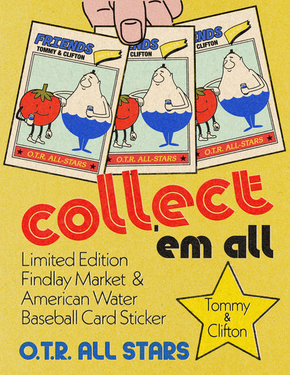 The Findlay Market & American Water Tommy & Clifton All Star Sticker