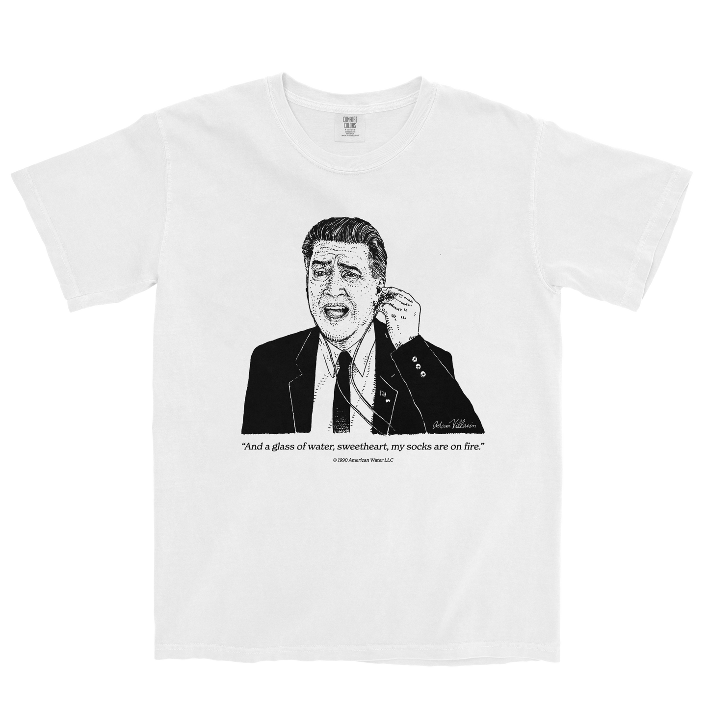 American Water x Adam Villacin "My Socks Are On Fire" T-Shirt