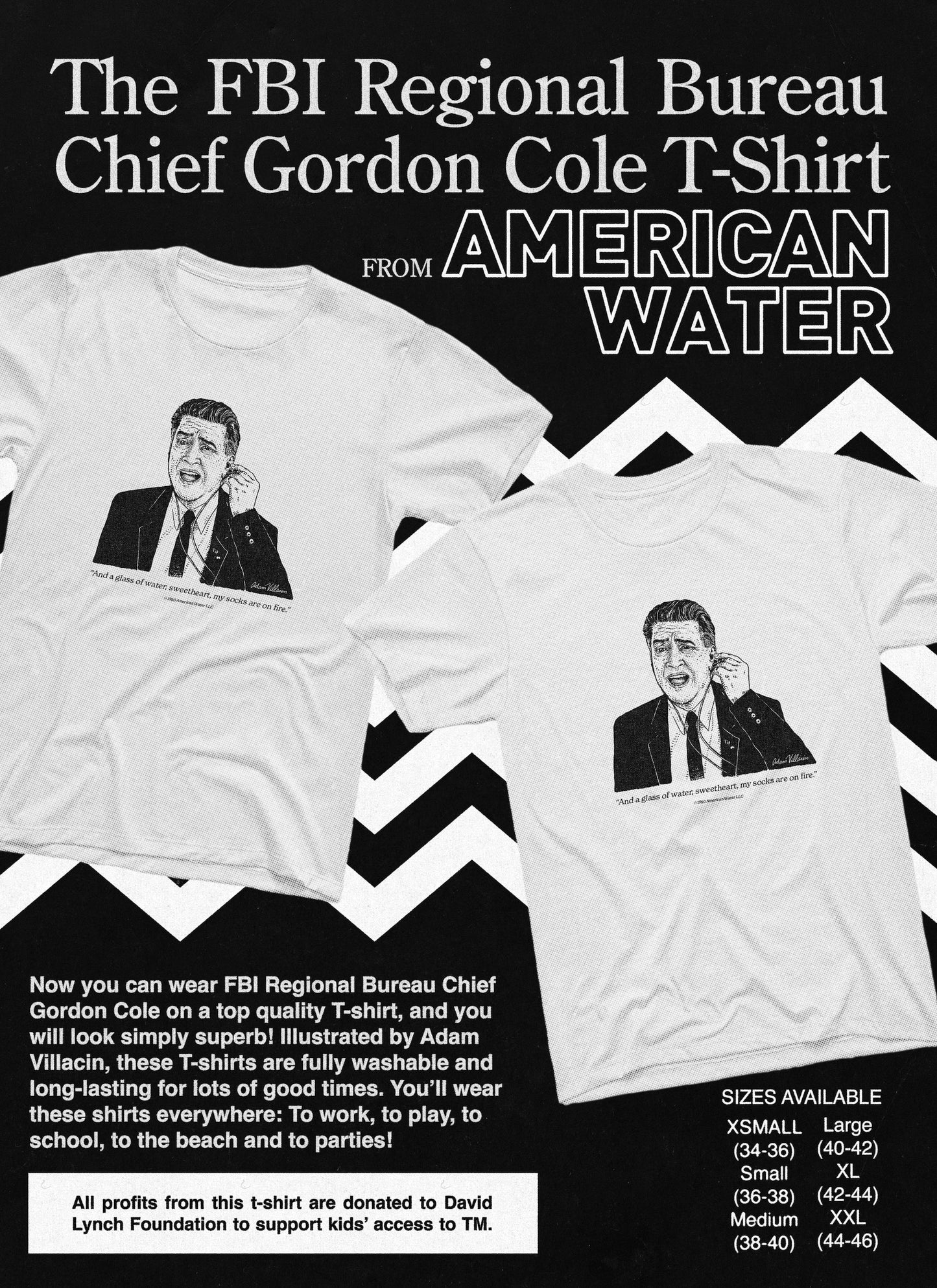 American Water x Adam Villacin "My Socks Are On Fire" T-Shirt
